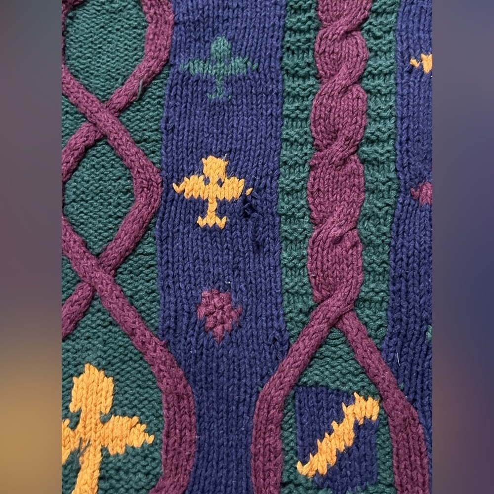 Vintage Cambridge Classics Hand Knit sweater - Picture 12 of 13